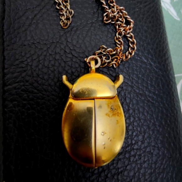 Ladybug 18k Electroplated Watch Pendant - Picture 2 of 6